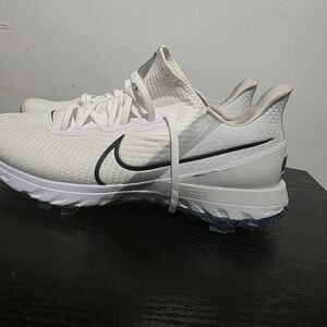Nike White and Black Running Shoes